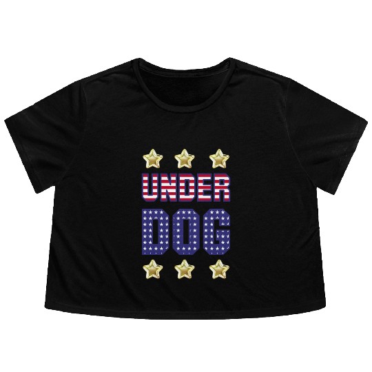 UnderDog Kamala Harris 2024 - President Election Flowy Cropped Tees