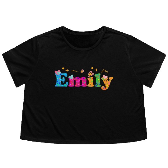Emily Flowy Cropped Tees