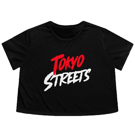 Tokyo Streets Flowy Cropped Tees