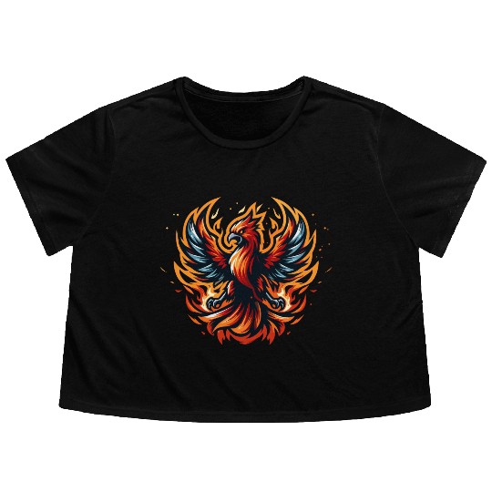 Phoenix Flowy Cropped Tees