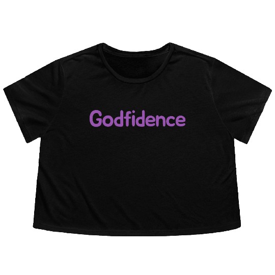 Godfidence Flowy Cropped Tees