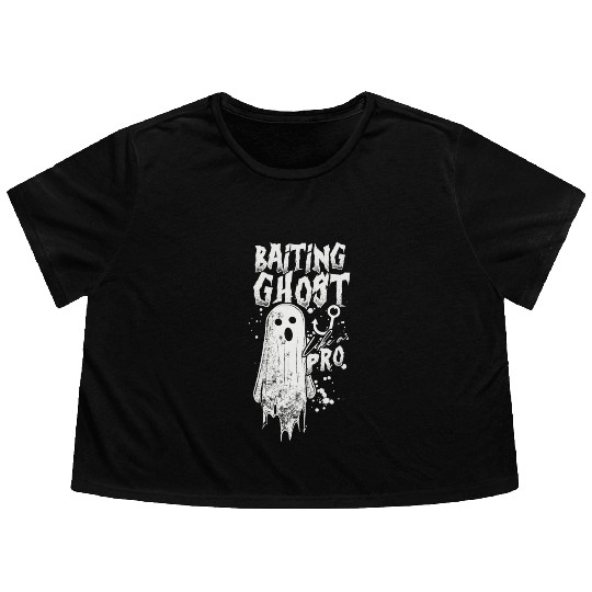 Ghost Bait Baiting Ghost Like A Pro Flowy Cropped Tees