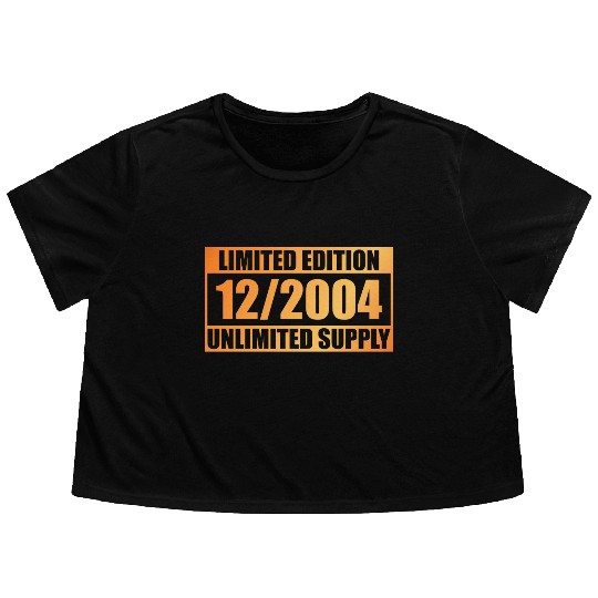 20th birthday Limited Edition - ꝏ Supply 12/2004 Flowy Cropped Tees