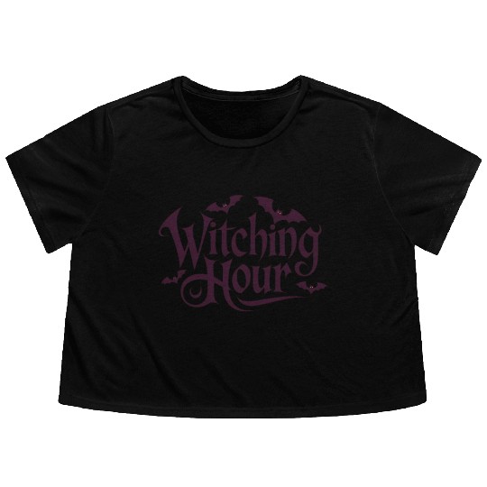 Witching Hour Flowy Cropped Tees