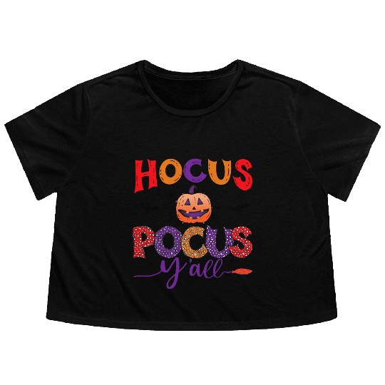 HOCUS POCUS Flowy Cropped Tees