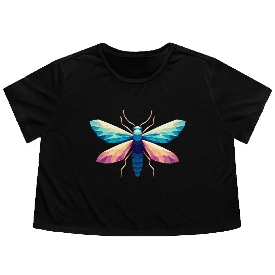 Fireflies,Lightning Bug Flowy Cropped Tees
