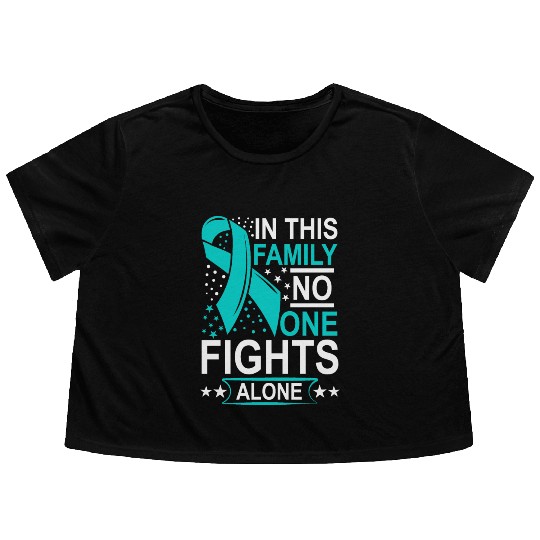 Wellness Collection - Family, No-one Fights Alone Flowy Cropped Tees