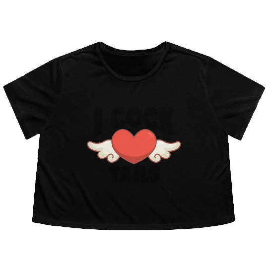 Funny I Love Cocktails 7 Flowy Cropped Tees