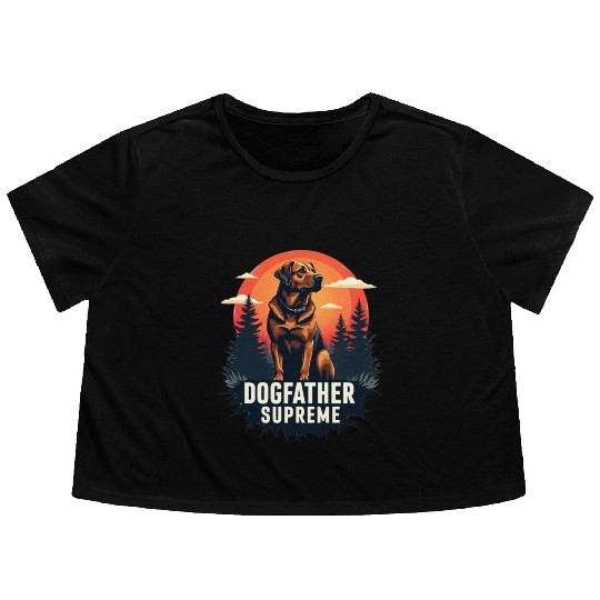 Dogfather Supreme Flowy Cropped Tees