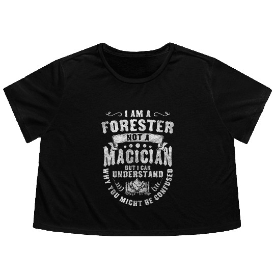 Forest Worker Forest Protector Tree Flowy Cropped Tees