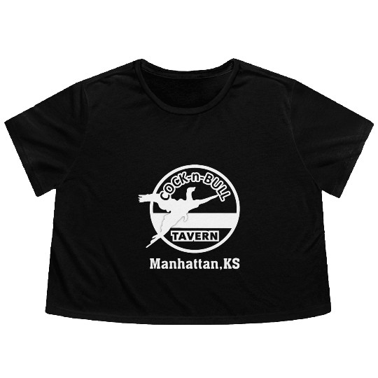 Cock N Bull Tavern Manhattan Flowy Cropped Tees