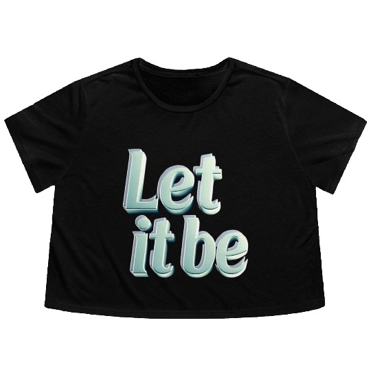 LIB – Peaceful & Inspirational Flowy Cropped Tees