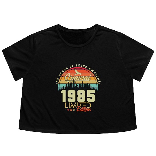 Original 1985 Flowy Cropped Tees