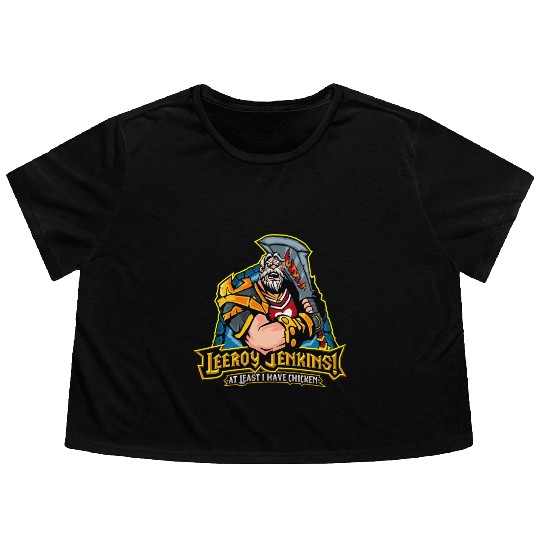 Warcraft Flowy Cropped Tees