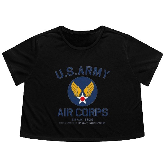 US Air Force 13 Flowy Cropped Tees