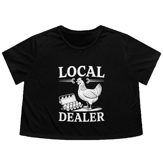 Egg Hunt Local Egg Dealer Easter Sunday Egg Flowy Cropped Tees