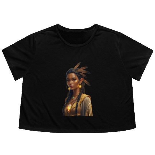 maya Flowy Cropped Tees