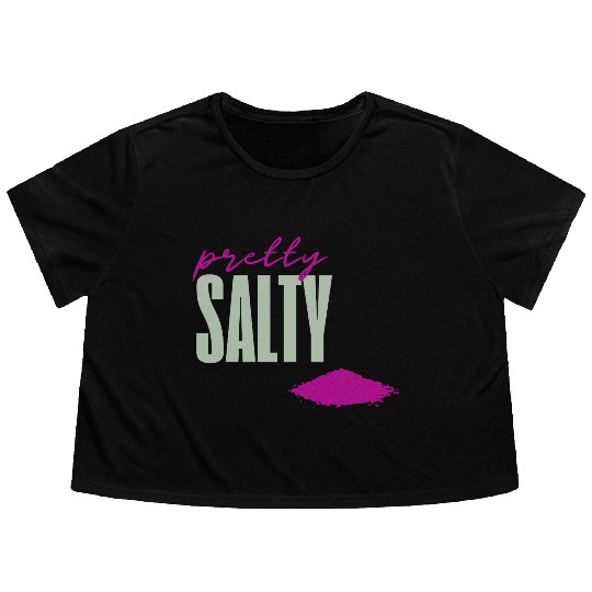 Salty Flowy Cropped Tees