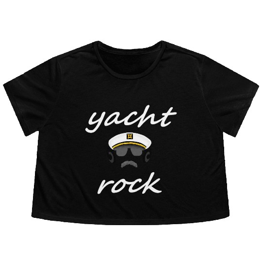 Yacht Rock Flowy Cropped Tees
