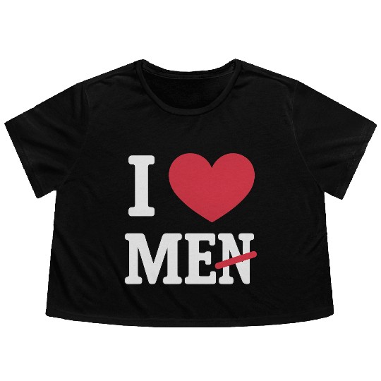I Love Me – Funny Self-Love Statement Flowy Cropped Tees