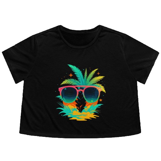 Summer Flowy Cropped Tees