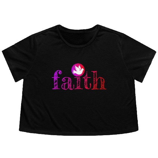 faith Flowy Cropped Tees
