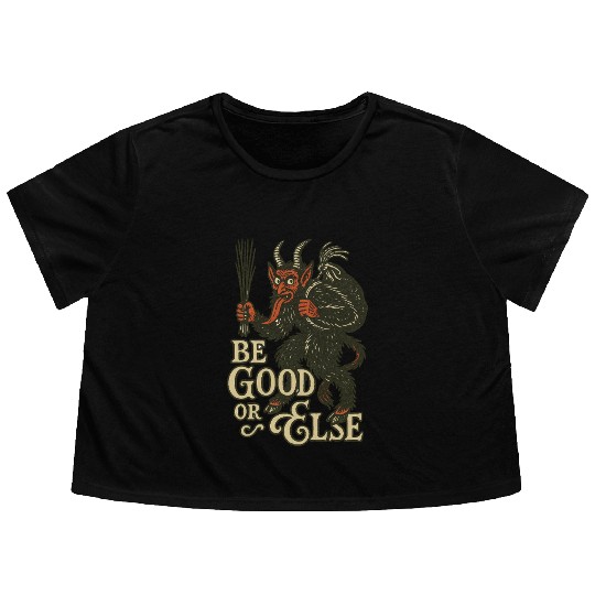 Krampus Flowy Cropped Tees