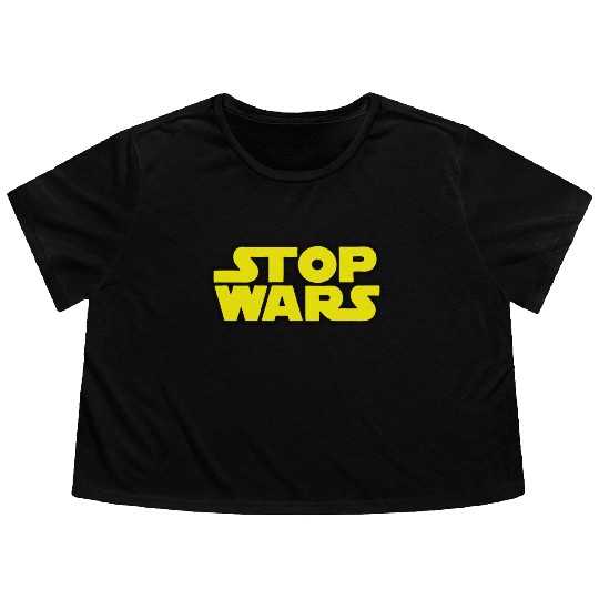 Stop Wars (Star Wars) Flowy Cropped Tees