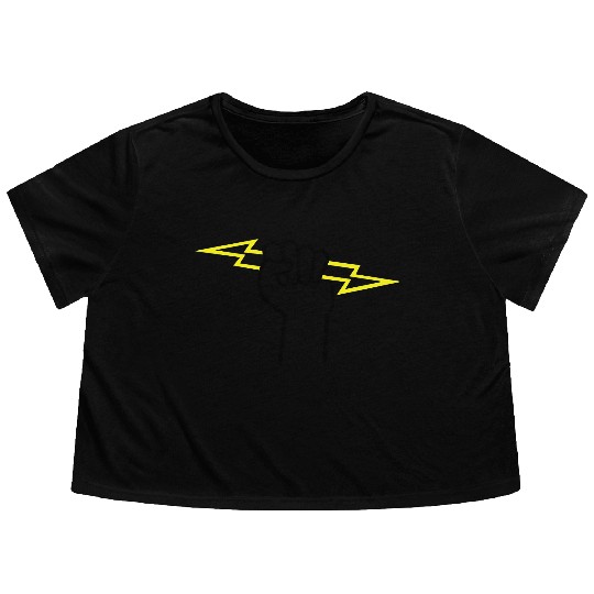 Zeus VECTOR TWO COLOR Flowy Cropped Tees