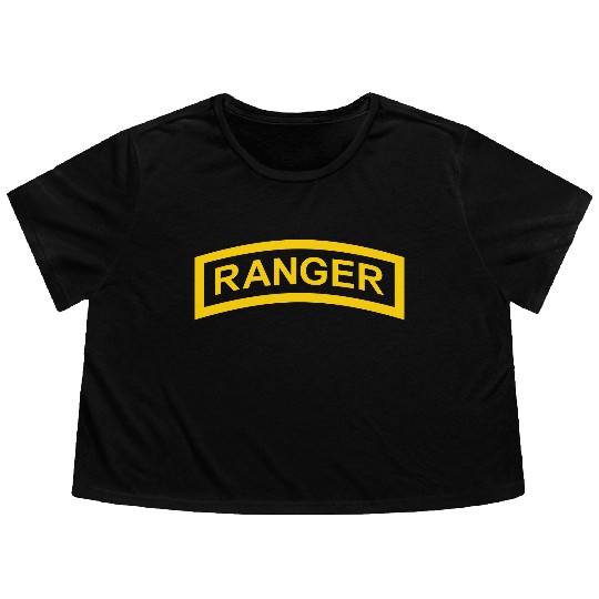 US Army Ranger Flowy Cropped Tees