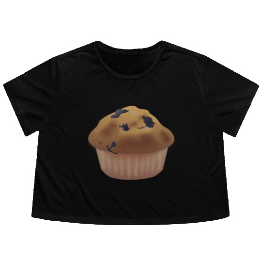 Blueberry Muffin Flowy Cropped Tees