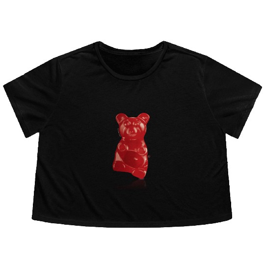 Gummy Bear (plain) Flowy Cropped Tees