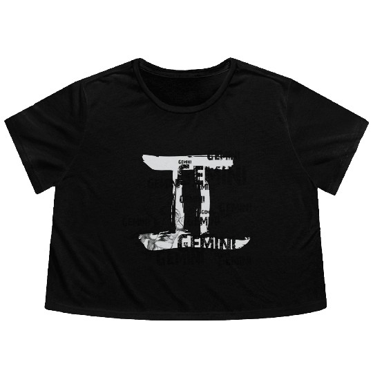 gemini Flowy Cropped Tees
