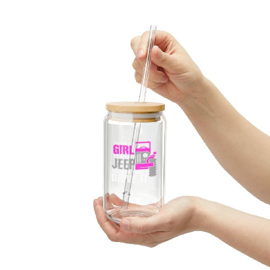 Funny I Am A Girl This Is My Jeep Girl Car Gift Frosted Tumblers