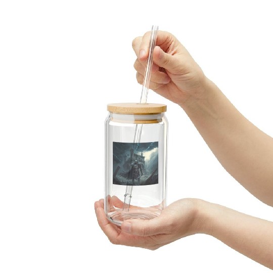 Death Knight in Thunderstorm Frosted Tumblers