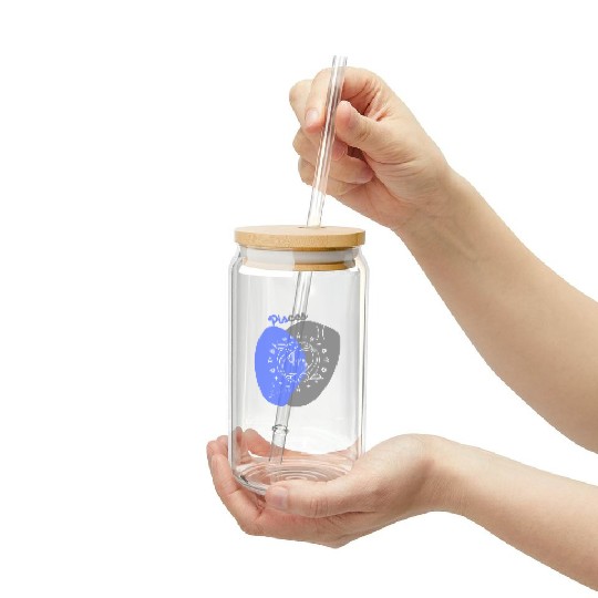 Underwater Dreams: A Minimalist Pisces Design Frosted Tumblers