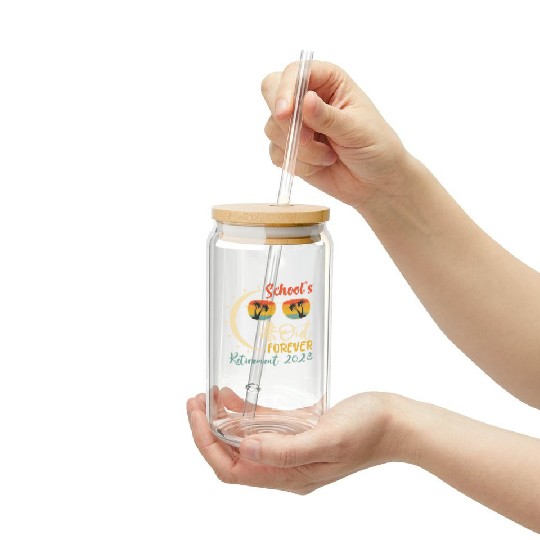 Schools is Out Forever Teacher Retirement 2023 Frosted Tumblers