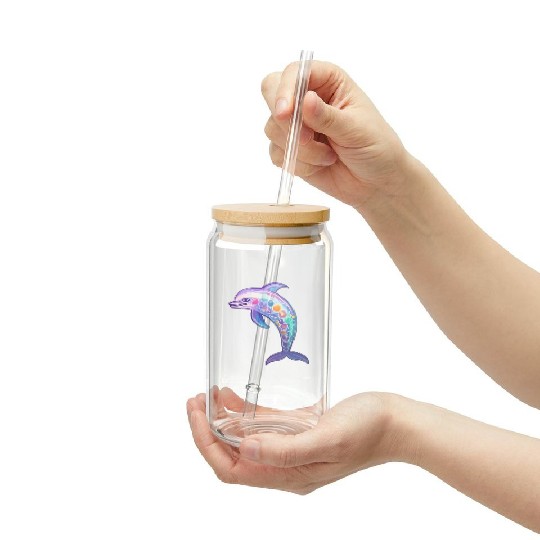 Kawaii Dolphin - Fantastical Ocean Dreams Frosted Tumblers