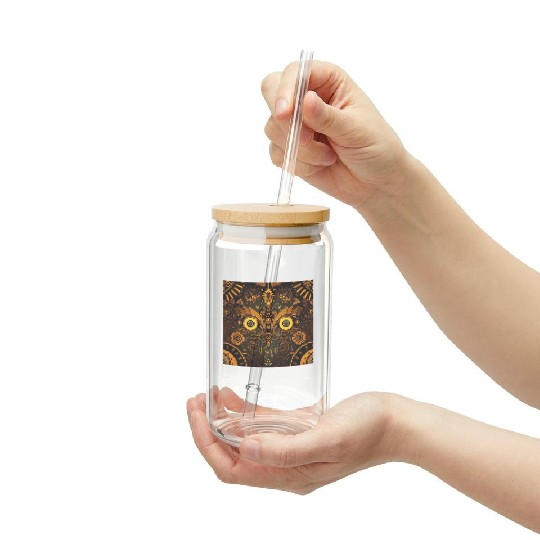 New Age 1920s Abstract Steampunk Design Frosted Tumblers