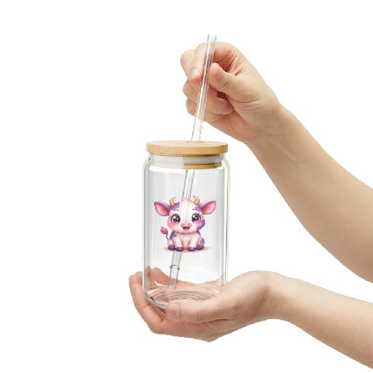 blueberry cow Gift unique Frosted Tumblers