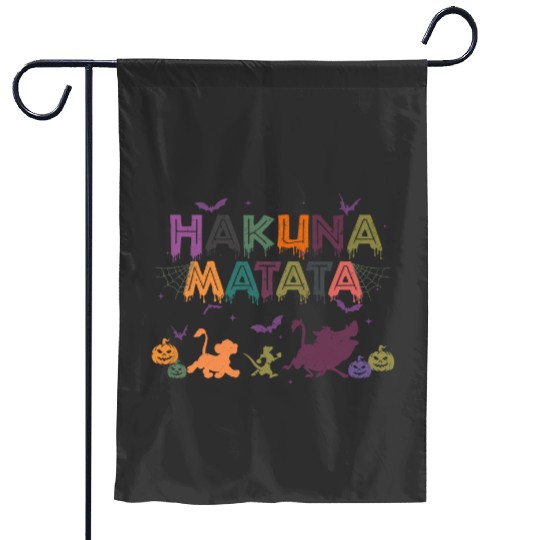 Hakuna Matata Garden Flags, Disney Halloween Garden Flags