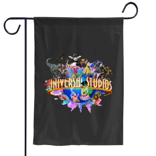 Universal Studios Garden Flags, Universal Studio Family 2023 Garden Flags, Funny Castle Garden Flags