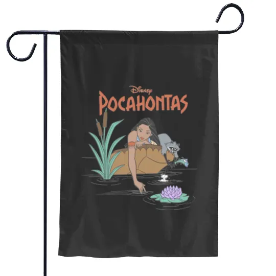 Retro Disney Princess Pocahontas Garden Flags, Disney