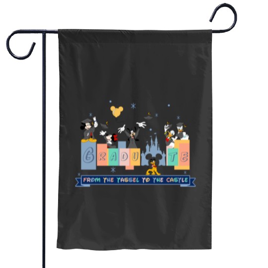 Mickey And Friends Graduation Garden Flags, Disney Grad Trip Garden Flags Graduate 2023 Garden Flags