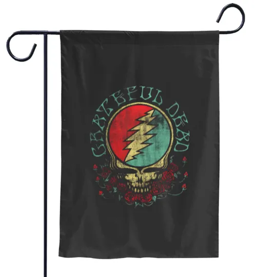 Grateful Dead Steal Your Face Garden Flags