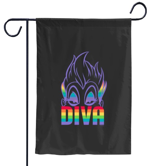 Discover Disney villains ursula diva pride Garden Flags