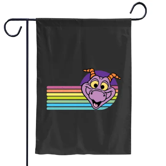 Disney vintage Garden Flags - Disney figment Garden Flags - Disney Epcot Garden Flags