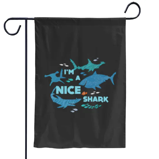 Nemo Shark Garden Flags, Bruce Nemo Garden Flags, Nemo Garden Flags, Finding Nemo Garden Flags, Disneyland Garden Flags