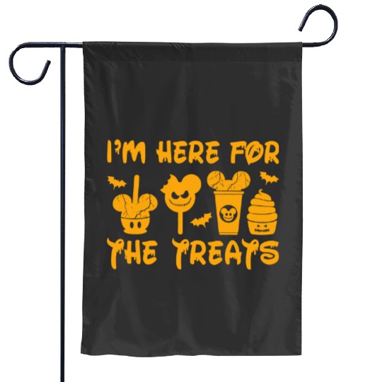 I'm Here For The Treats, Disney Halloween Family Shirts, Hocus Pocus, Halloween Shirt, Halloween Gift, Trick or Treat, Disney Family Shirts Garden Flags