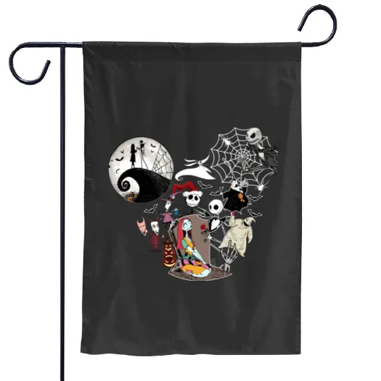 Nightmare Before Christmas Garden Flags, Disney Nightmare